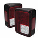 Spyder Jeep Wrangler 07-15 LED Tail Lights Red Clear ALT-YD-JWA07-LED-RC - Mammoth Racing -