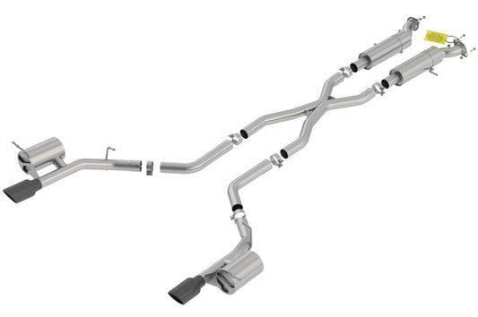 Borla 18-20 Dodge Durango SRT 6.2L V8 2.75in S-Type SS Catback Exhaust w/ BLK Chrome Tips - My Store