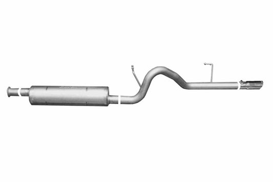 Gibson 08-12 Jeep Liberty Limited 3.7l 2.5in Cat-Back Single Exhaust - Stainless - Mammoth Racing -