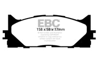 EBC 12-17 Toyota Camry 2.5L Yellowstuff Front Brake Pads - My Store