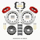 Wilwood Narrow Superlite 4R Rear Kit 12.88in Drilled Red 2007-up Jeep JK w/Lines - My Store