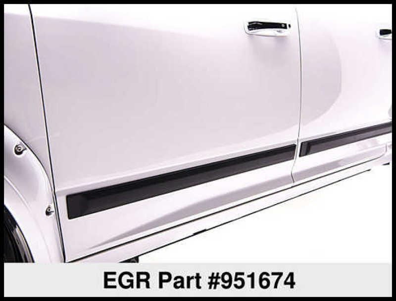 EGR Crew Cab Front 41.5in Rear 38in Rugged Style Body Side Moldings (951674) - Mammoth Racing -