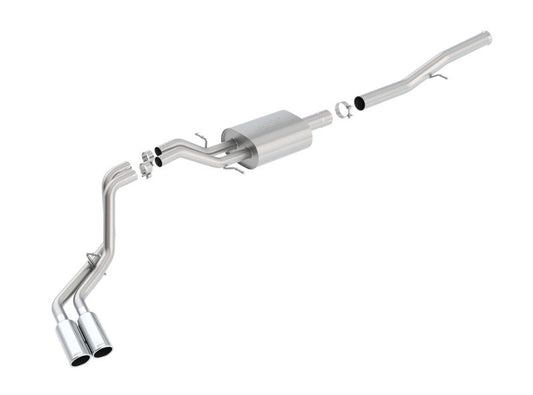 Borla 14 Silv/Sierra 1500 EC Std/CC Short 143.5in WB S-Type Dual Rolled Side Exit Cat-Back Exhaust - My Store