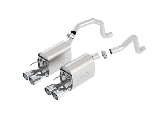 Borla 09-12 Corvette Coupe/Conv 6.2L 8cyl 6spd RWD inS-Type IIin Exhaust (rear section only) - My Store