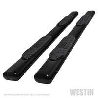 Westin 19-21 Chevrolet Silverado Crew Cab PRO TRAXX 6 Oval Nerf Step Bars - Black - Mammoth Racing -