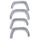 EGR 2017 Ford Super Duty Bolt-On Look Color Match Fender Flares - Set - Ingot Silver - Mammoth Racing -