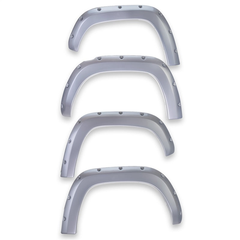 EGR 11-15 Ford Super Duty Bolt-On Look Color Match Fender Flares - Set - Ingot Silver - Mammoth Racing -