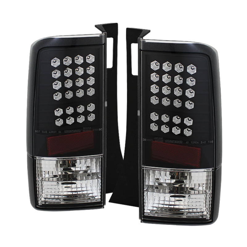 Spyder Scion XB 03-07 LED Tail Lights Black ALT-YD-TSXB03-LED-BK - Mammoth Racing -