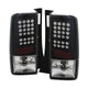 Spyder Scion XB 03-07 LED Tail Lights Black ALT-YD-TSXB03-LED-BK - Mammoth Racing -