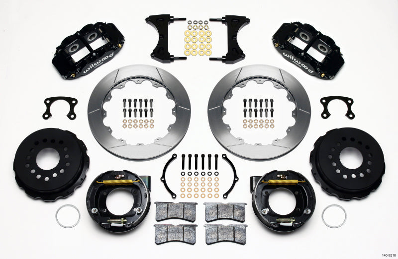 Wilwood Narrow Superlite 4R Rear P-Brk Kit 12.88in Big Ford New Style 2.36in Offset - My Store