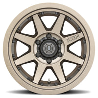 Icon Rebound Pro 17x8.5 6x135 6mm Offset 5in BS 87.1mm Bore Bronze Wheel - Mammoth Racing -
