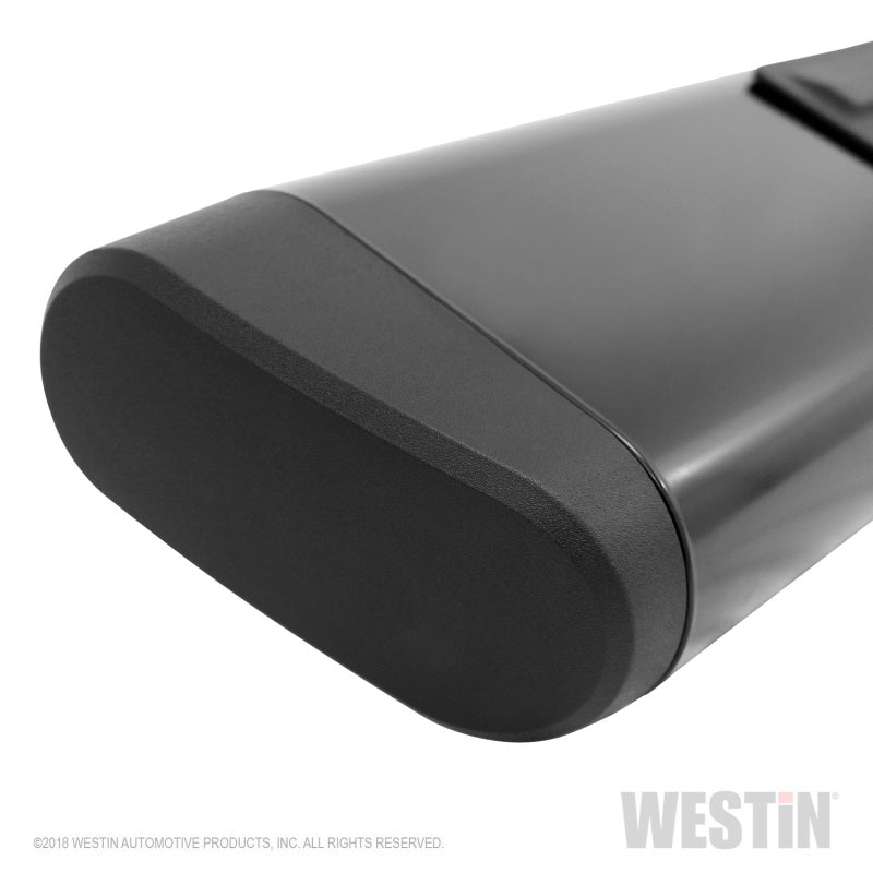 Westin Premier 6 in Oval Side Bar - Mild Steel 75 in - Black - Mammoth Racing -