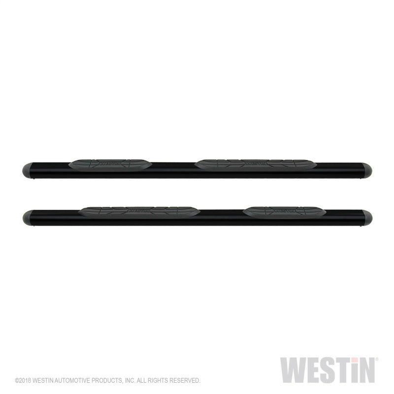 Westin Premier 4 Oval Nerf Step Bars - 85 in - Black - Mammoth Racing -