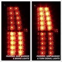 Spyder Chevy Suburban/GMC Yukon/Yukon Denali 07-14 LED Tail Lights Smke ALT-YD-CSUB07-LED-SM - Mammoth Racing -