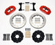Wilwood Narrow Superlite 6R Front Hat Kit 13.06in Red Mitsubishi EVO Viii - My Store