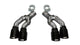 Corsa 16-17 Cadillac CTS-V 2.75in Inlet / 4.0in Outlet Black PVD Tip Kit (For Corsa Exhaust Only) - Mammoth Racing -