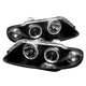 Spyder Pontiac GTO 04-06 Projector Headlights LED Halo LED Black High H1 Low H1 PRO-YD-PGTO04-HL-BK - Mammoth Racing -