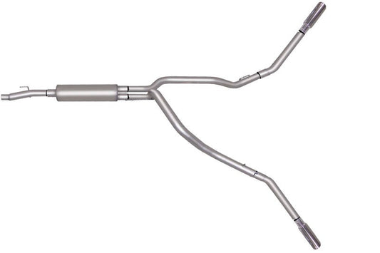 Gibson 04-08 Ford F-150 FX4 5.4l 2.5in Cat-Back Dual Extreme Exhaust - Stainless - Mammoth Racing -