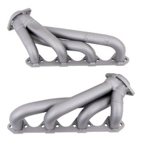 BBK 79-93 Mustang 351 Swap Shorty Unequal Length Exhaust Headers - 1-5/8 Titanium Ceramic - Mammoth Racing -