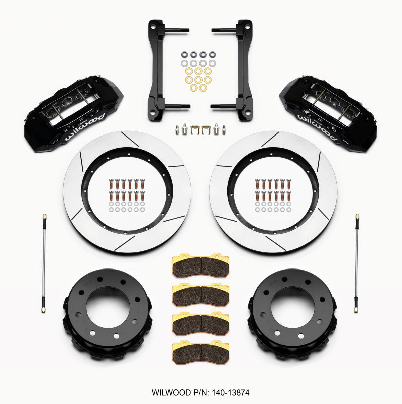 Wilwood Tx6r Rear Kit 15.50in Black 2011-2015 GM Truck/SUV 2500 - My Store
