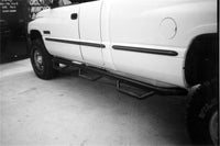 N-Fab Nerf Step 97-01 Dodge Ram 1500/2500/3500 Quad Cab 8ft Bed - Gloss Black - Bed Access - 3in - Mammoth Racing -