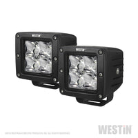 Westin Compact LED 5W 3.2 inch x 3 inch (Set of 2) - Black - Mammoth Racing -
