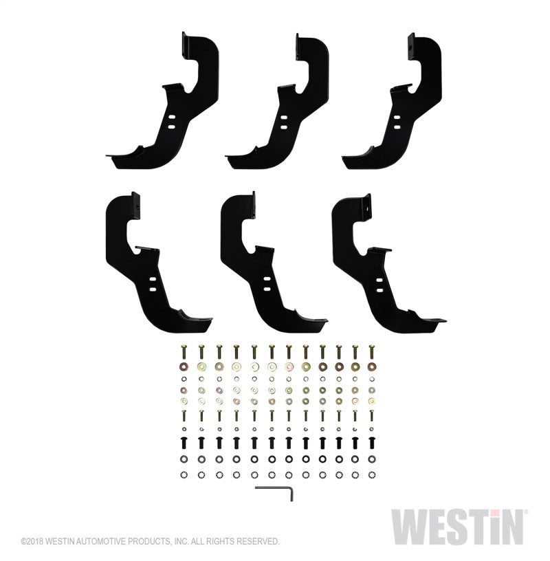 Westin 2019 Chevrolet Silverado/Sierra 1500 Crew Cab Non LD PRO TRAXX 5 Oval Nerf Step Bars - SS - Mammoth Racing -