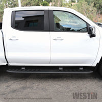 Westin 2019 Chevrolet Silverado/Sierra 1500 Crew Cab Thrasher Running Boards - Textured Black - Mammoth Racing -