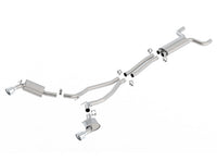 Borla 10-13 Chevy Camaro SS 6.2L Single Round Tip Touring Cat Back Exhaust w/ Single Split Rear Exit - My Store