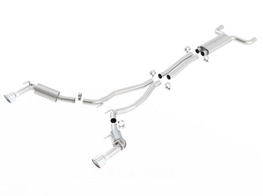 Borla 14-15 Chevy Camaro SS / ZL1 SS Single Catback Exhaust System w/ Single Rear Exit - Mammoth Racing -
