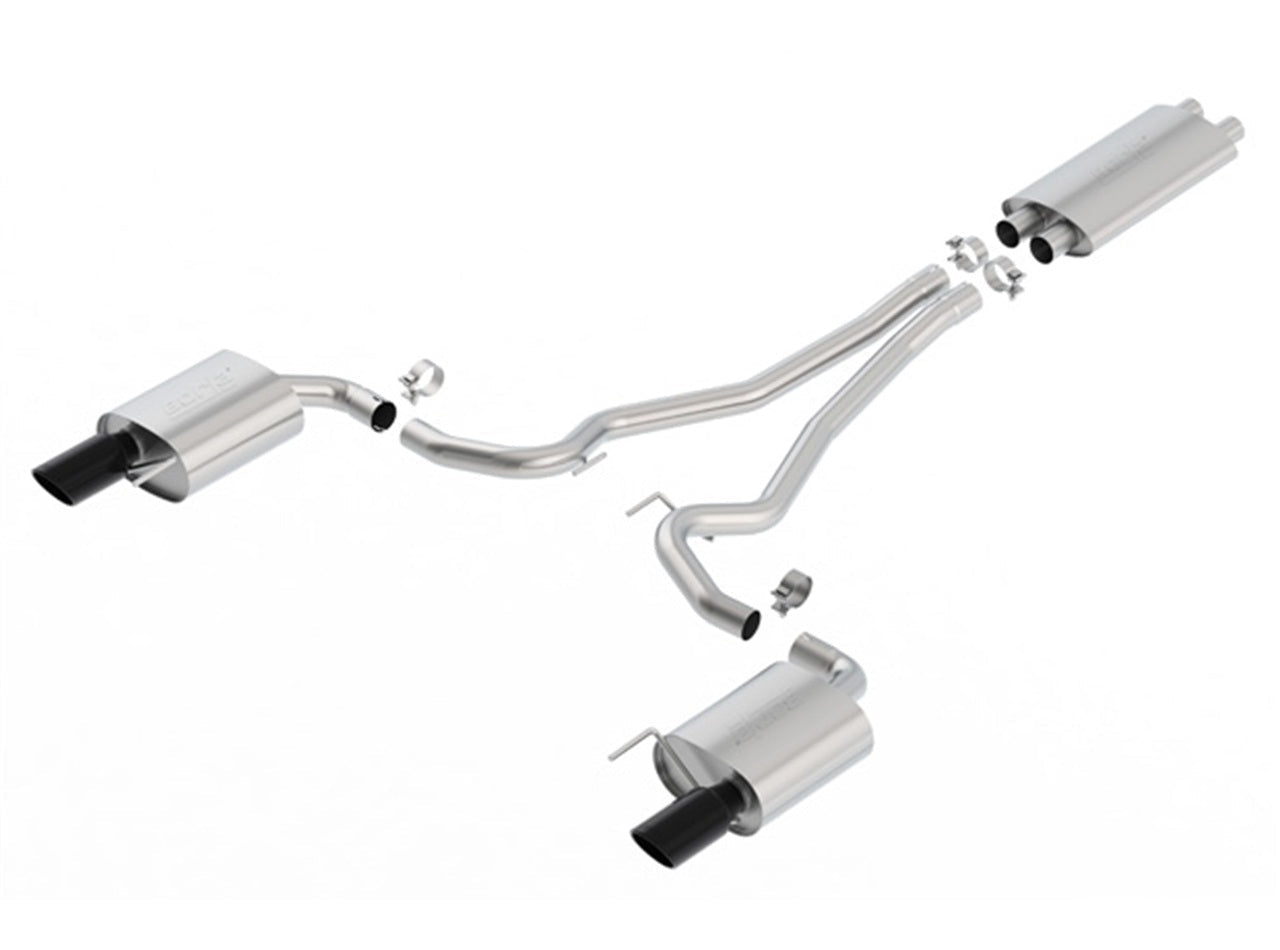 Borla 15-17 Ford Mustang GT 5.0L AT/MT Cat-Back Exhaust - Mammoth Racing -