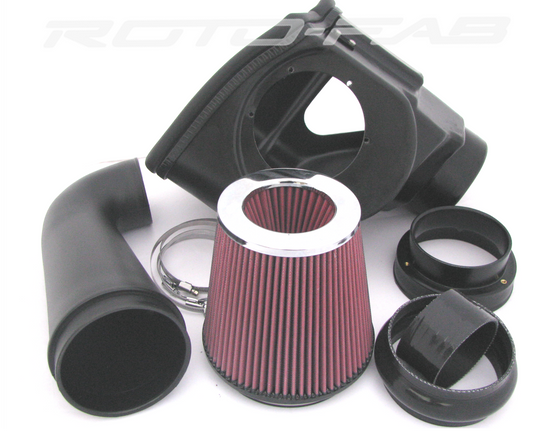 Dodge Charger HEMI Air Intake System Black Oiled Fitler 05-10 Roto-fab