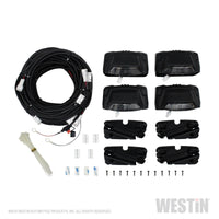 Westin R5 LED Light Kit - 4 End Caps Integrated LED Lights w/ Wiring Harness - Black - Mammoth Racing -