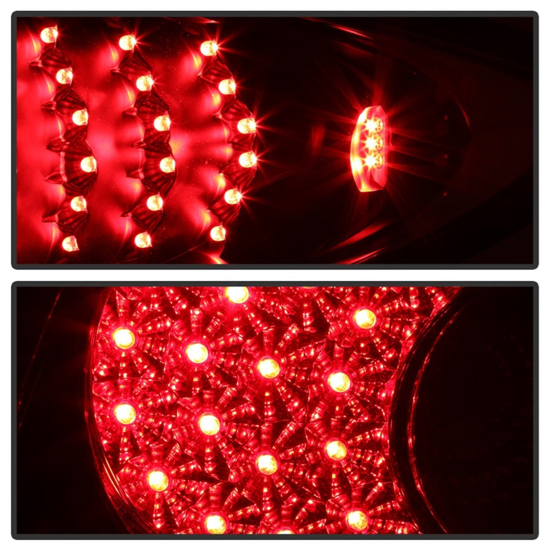 xTune Mazda 6 03-08 4/5DR (Not Fit Wagon) LED Tail Lights - Black (ALT-ON-M603-LED-BK) - Mammoth Racing -