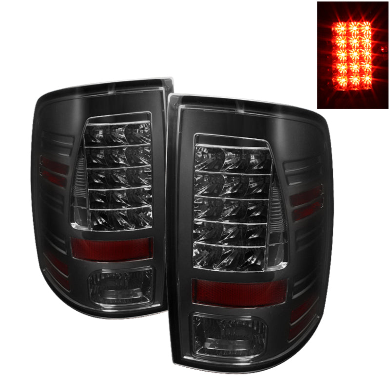 Spyder Dodge Ram 1500 09-14 10-14 LED Tail Lights Incandescent only - Smke ALT-YD-DRAM09-LED-SM - Mammoth Racing -