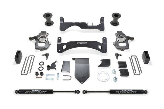 Fabtech 14-18 GM C/k1500 P/U w/oE Alm Or Stmp Stl UCA 6in Basic Sys G2 w/Stealth - My Store