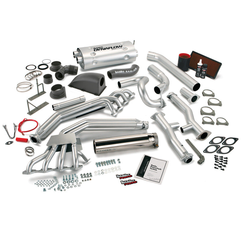 Banks Power 01-03 GM 8.1 Mh - W20/22 (L-Exit) PowerPack System - Mammoth Racing -