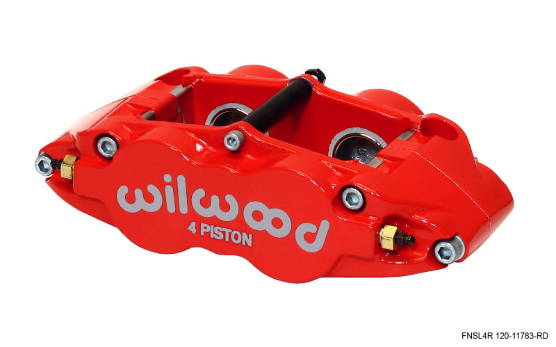 Wilwood Caliper-Narrow Superlite 4R - Red 1.25/1.25in Pistons 1.10in Disc - Mammoth Racing -