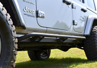 N-Fab Trail Slider Steps 18-20 Jeep Wrangler JL 4 Door SUV - SRW - Textured Black - Mammoth Racing -