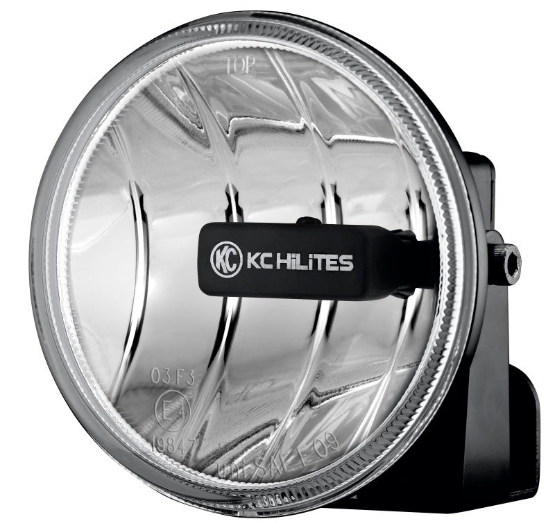 KC HiLiTES 4in. Gravity G4 LED Light 10w Sae/ece Clear Fog Beam (Pair Pack System) - Mammoth Racing -