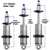 Ridetech HQ Series CoilOver Shock 4.1in Travel 2.5in Upper/Lower Bearing Mounts 10.5in/14.6in - Mammoth Racing -