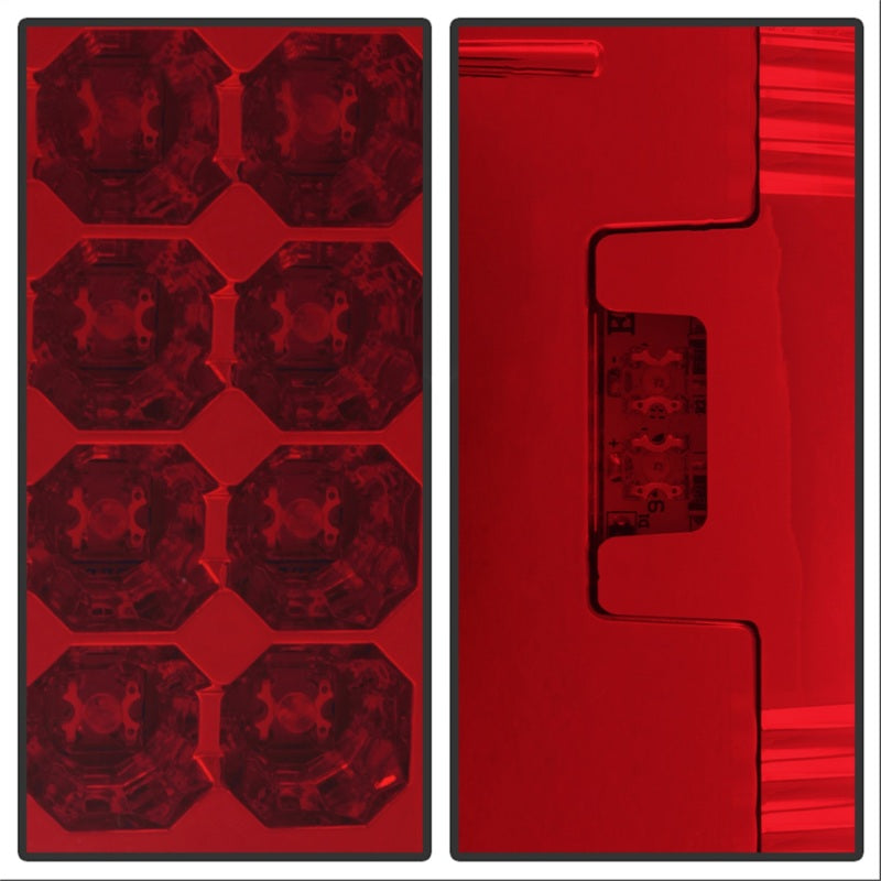 Spyder Ford F150 side 97-03/F250/350 Duty 99-07 LED Tail Lights Red Clear ALT-YD-FF15097-LED-RC - Mammoth Racing -