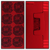 Spyder Ford F150 side 97-03/F250/350 Duty 99-07 LED Tail Lights Red Clear ALT-YD-FF15097-LED-RC - Mammoth Racing -