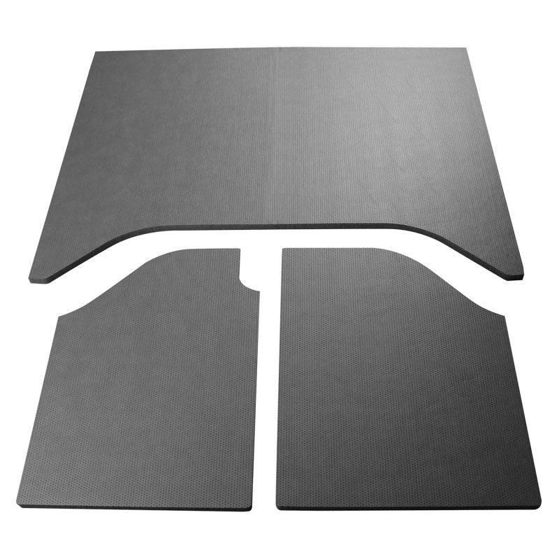 DEI 07-10 Jeep Wrangler JK 2-Door Leather Look Headliner Gray 3 Piece - Mammoth Racing -