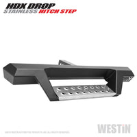 Westin HDX Stainless Drop Hitch Step 34in Step 2in Receiver - Textured Black - Mammoth Racing -