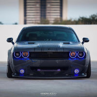 Oracle 08-14 Dodge Challenger Dynamic Surface Mount Headlight/Fog Light Halo Kit COMBO - ColorSHIFT - Mammoth Racing -