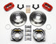 Wilwood Dynapro Low-Profile 11.00in P-Brake Kit - Red Mopar/Dana 2.36in Off w/Snap Ring Brng - Mammoth Racing -