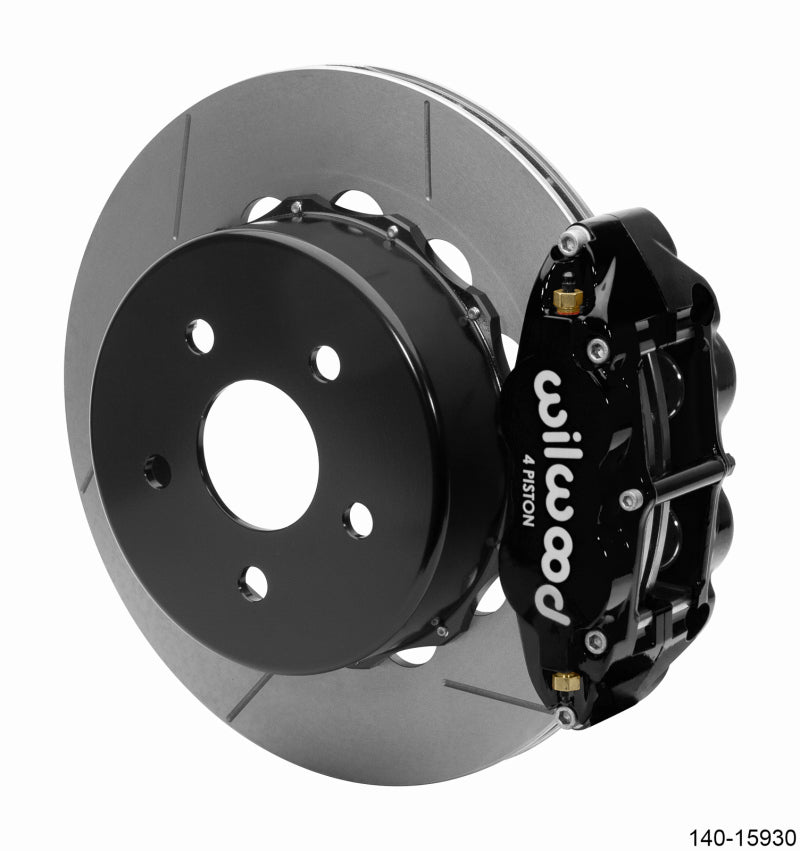 Wilwood Superlite 4R Rear Brake Kit 14.00 Black 2018-Up Jeep JL w/Lines - My Store