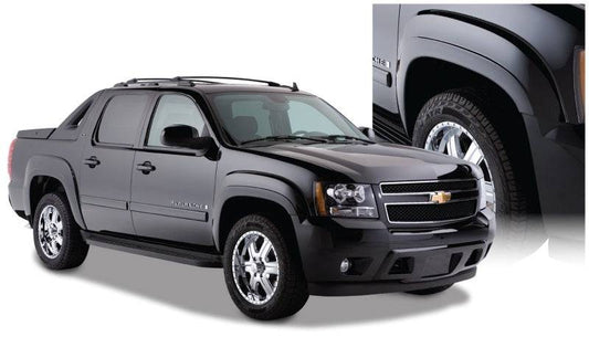 Bushwacker 07-13 Chevy Avalanche OE Style Flares 4pc - Black - Mammoth Racing -