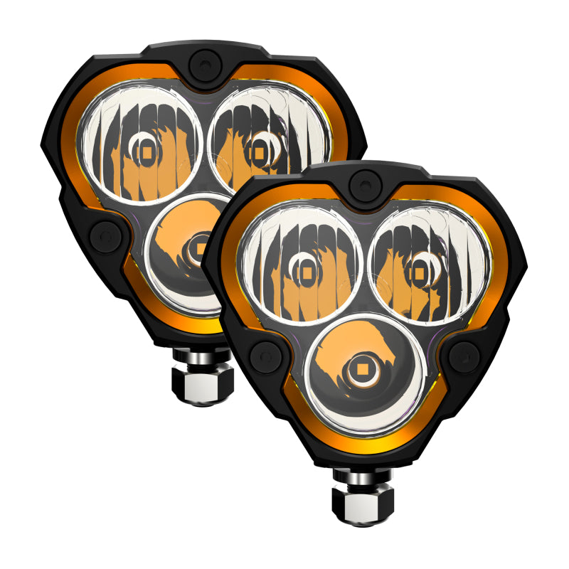 KC HiLiTES Flex ERA 3 LED Light Combo Beam Pair Pack System - Mammoth Racing -